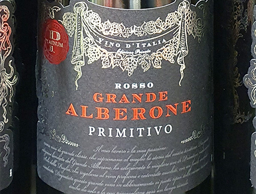 Primitivo Puglia IGT di Grande Alberone